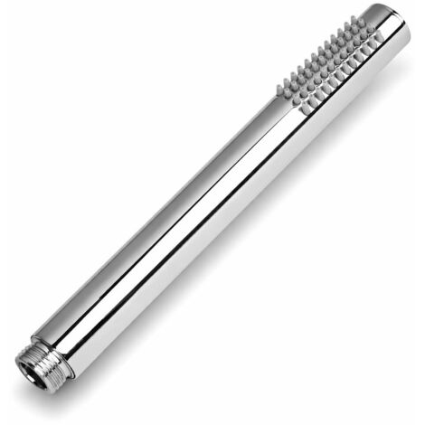 Pommeau De Douche Économique En Inox 304 Chromé – Douchette À 48 Buses Anticalcaire, Équilibre Eau-Air Pour Économie D'eau, Facile À Nettoyer, Pour Toutes Douches Standard