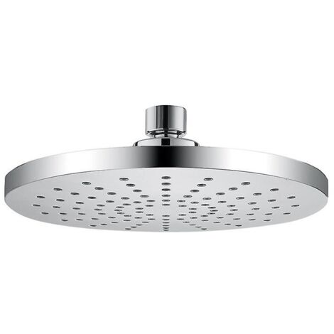 Pommeau de douche effet pluie réglable de 20 cm (8 pouces) - Chrome