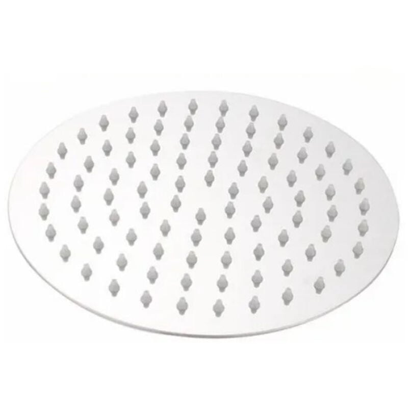 Jeffergarden Pommeau de douche en acier inoxydable 304 pommeau de douche à haute pression de 8 pouces pour salle de bain ronde