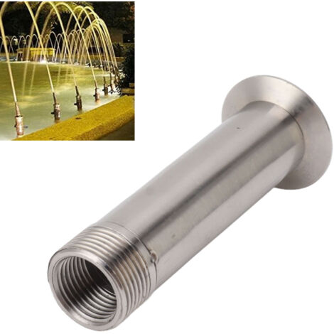 Pommeau de Douche en Acier Inoxydable pour Fontaine Décorative à Jet Sphérique avec Filetage Intérieur G1/2 et Extérieur G3/4