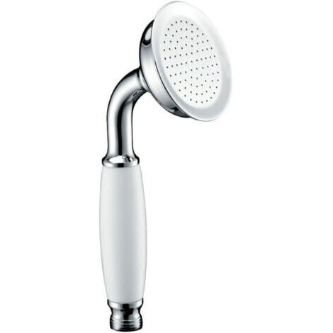 Pommeau de douche en laiton chromé poli de style victorien traditionnel