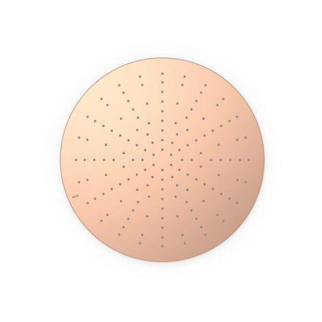 Pommeau de douche encastré au plafond Or Rose Mat 24K - TRES 13495001OPM