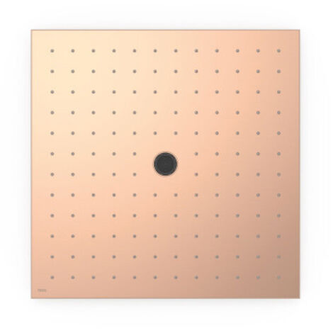 Pommeau de douche encastré au plafondAvec 2 types de jet Or Rose Mat 24K - TRES 13495102OPM