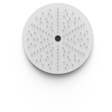 Pommeau de douche encastré au plafondAvec 2 types de jet (pluie/free flow) Blanc mat - TRES 13495002BM