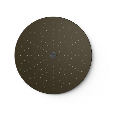Pommeau de douche encastré au plafondAvec 2 types de jet (pluie/free flow) Noir bronze - TRES 13495002KMB