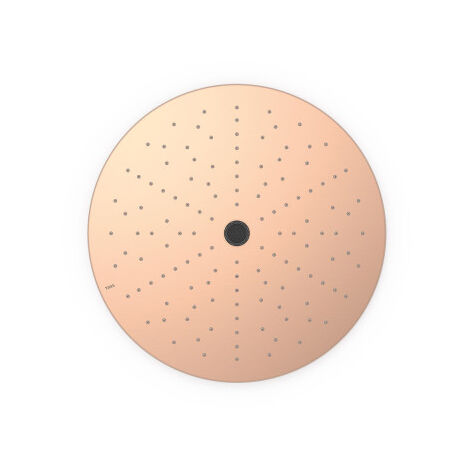 Pommeau de douche encastré au plafondAvec 2 types de jet (pluie/free flow) Or Rose Mat 24K - TRES 13495002OPM