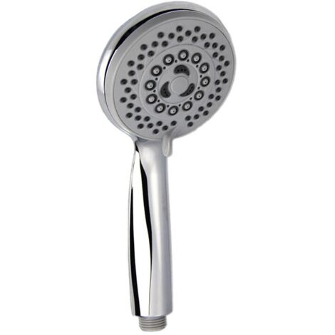Pommeau de douche + flexible de douche de 2 mètres, pommeau de douche anticalcaire, accessoires universels, 5 modes, haute pression, économie d'eau