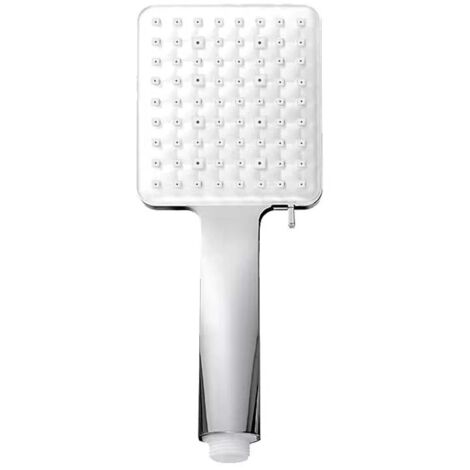 Pommeau de douche, grand carré, commande à une main, haute pression, 6 modes de douche, chromé 1 pièce