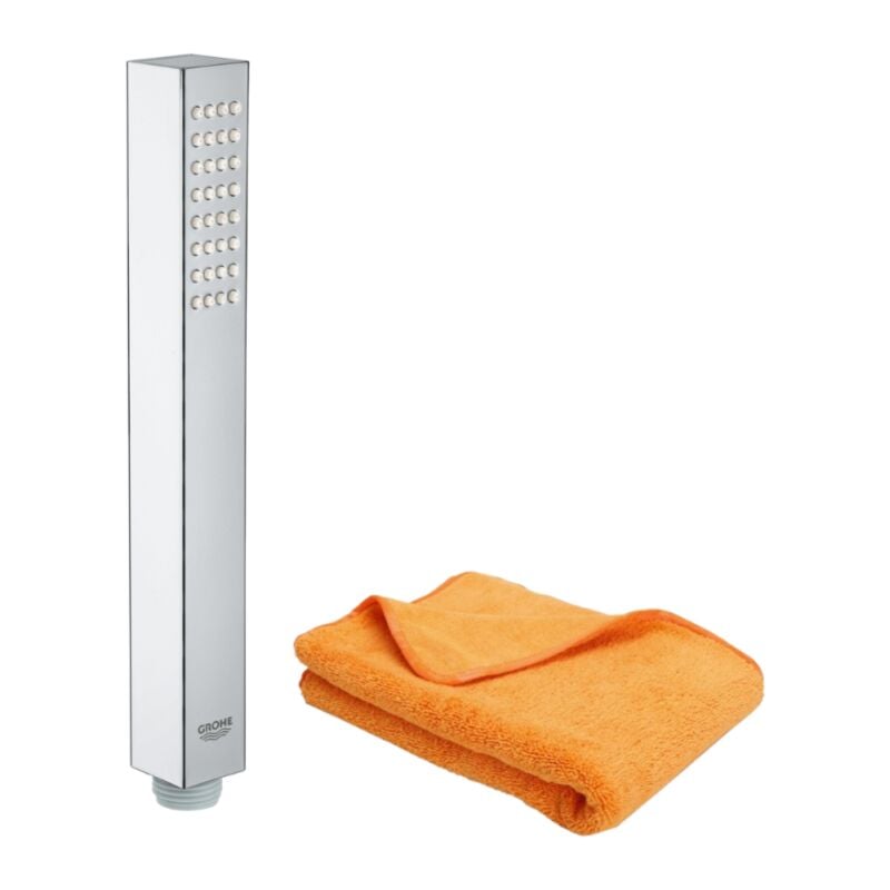 Grohe - Pommeau de douche Quickfix Vitalio Joy Cube Stick + microfibre