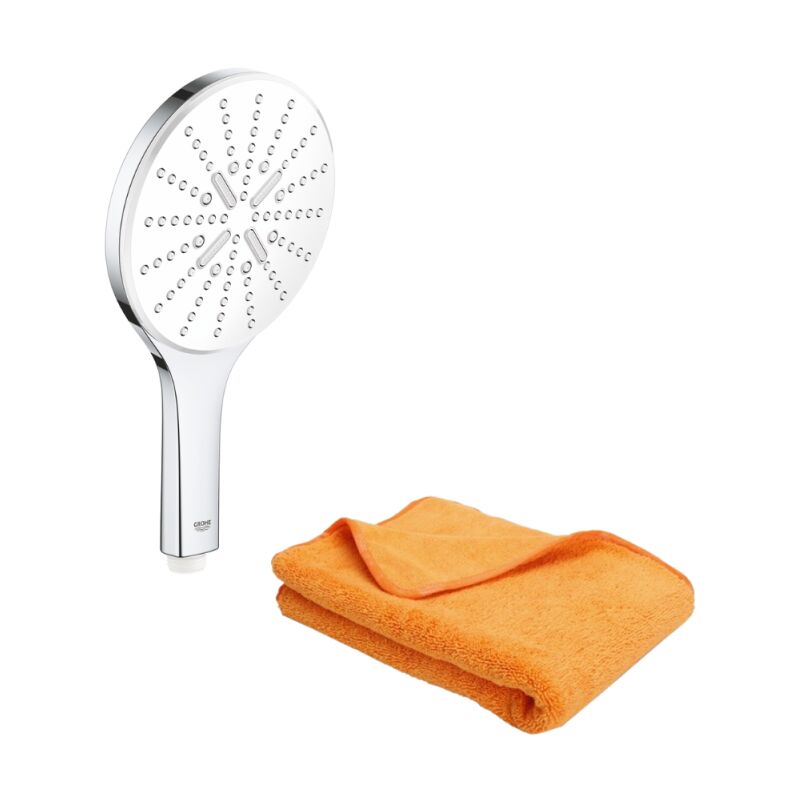 Pommeau de douche GROHE Quickfix Vitalio Smartactive 150 3 jets + microfibre