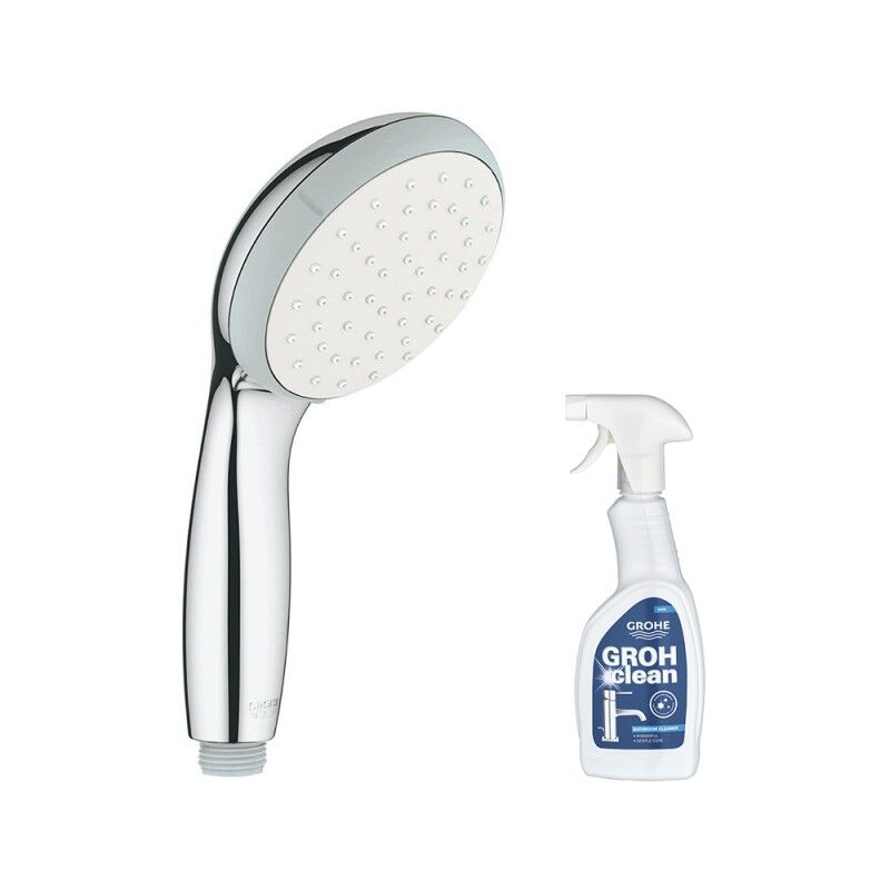 Grohe - Pommeau de douche Quickfix Vitalio start Go 100 + nettoyant GrohClean