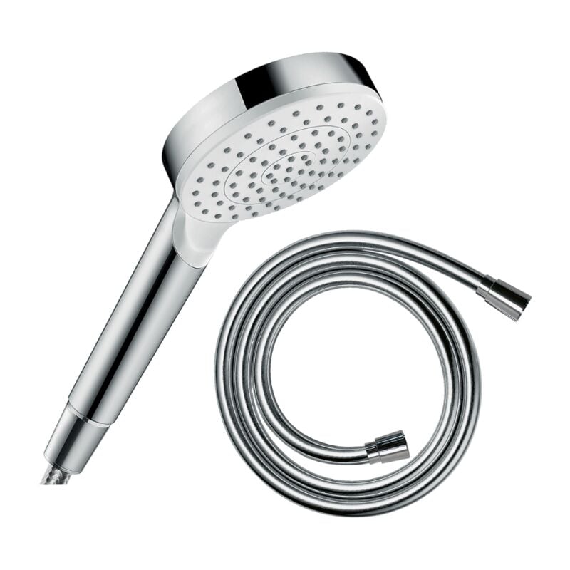 Hansgrohe - Pommeau de douche Crometta + Flexible Isiflex 160 cm chromé