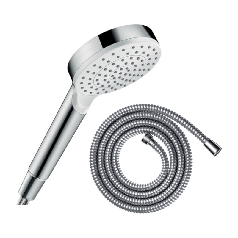 Hansgrohe - Pommeau de douche Crometta + Flexible Metaflex 160 cm chromé