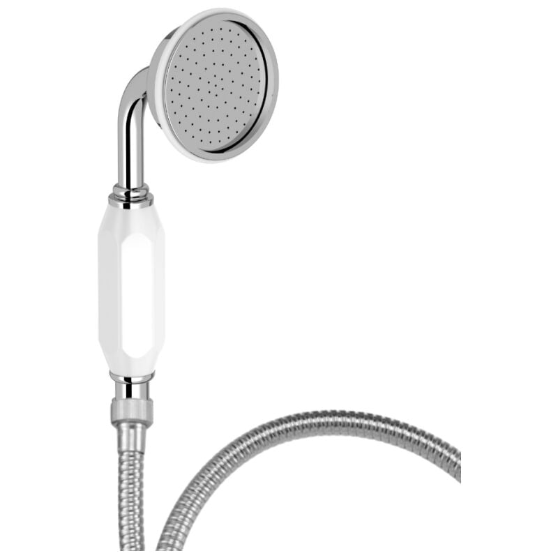 Jacob Delafon - Pommeau de douche Cléo 1889 chrome + flexible