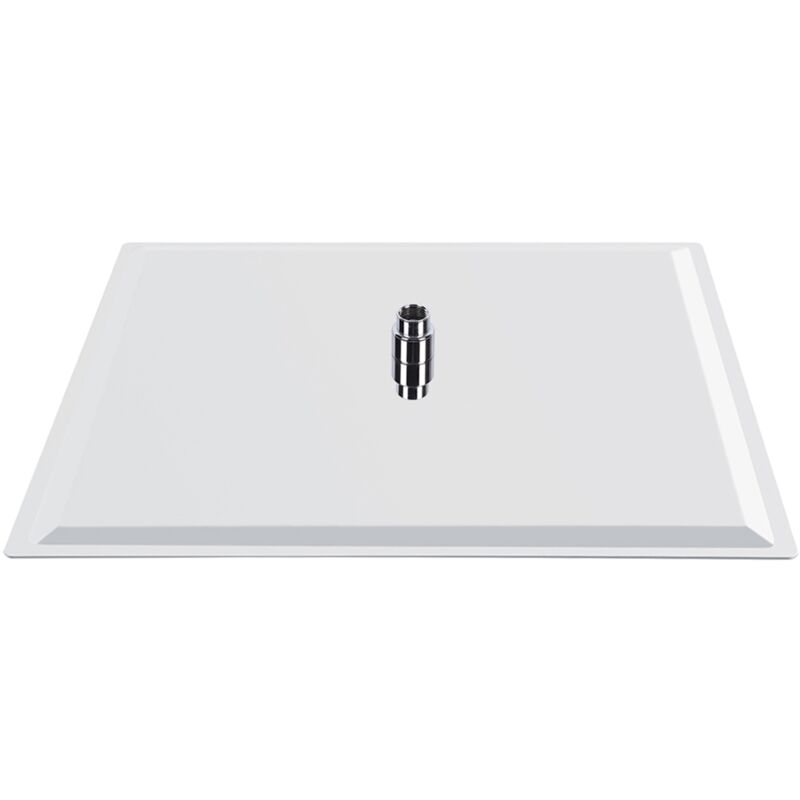 Ikodm - Pommeau de douche Le connecteur G1/2 est droit et ne tourne pas à 360 degrés. Le modèle carré de douche à jet supérieur en acier inoxydable