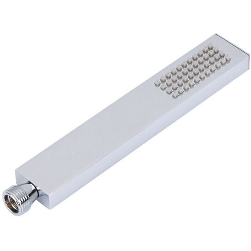 Famille - gabrielle Pommeau de douche monobloc rectangulaire en cuivre plaqué à face droite douchette-219×35×15mm