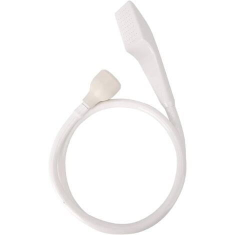 Pommeau de douche pour Mélangeur Plastique, Douchette Tuyau Lavabo Universelle Adaptable sur Robinet, Douchette Coiffure à domicile, Bain Bébé, Animal, WC (1.5M)