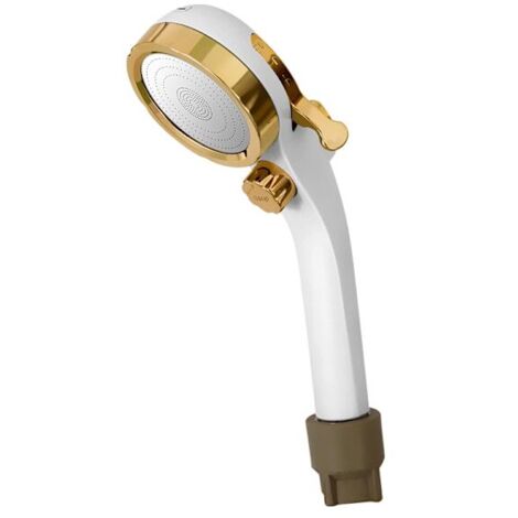 Pommeau de douche réglable, adapté aux salles de bains, aux maisons et aux hôtels, couleur or.