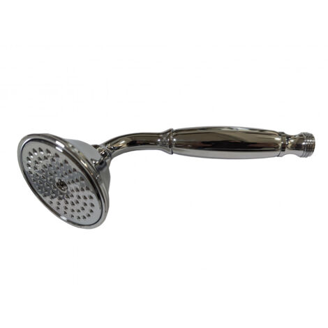 Pommeau de douche rétro style époque chromée