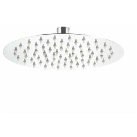 Pommeau de douche Rond 30 cm Pomme Jet de pluie Rainshower Tête de douche Acier inoxydable