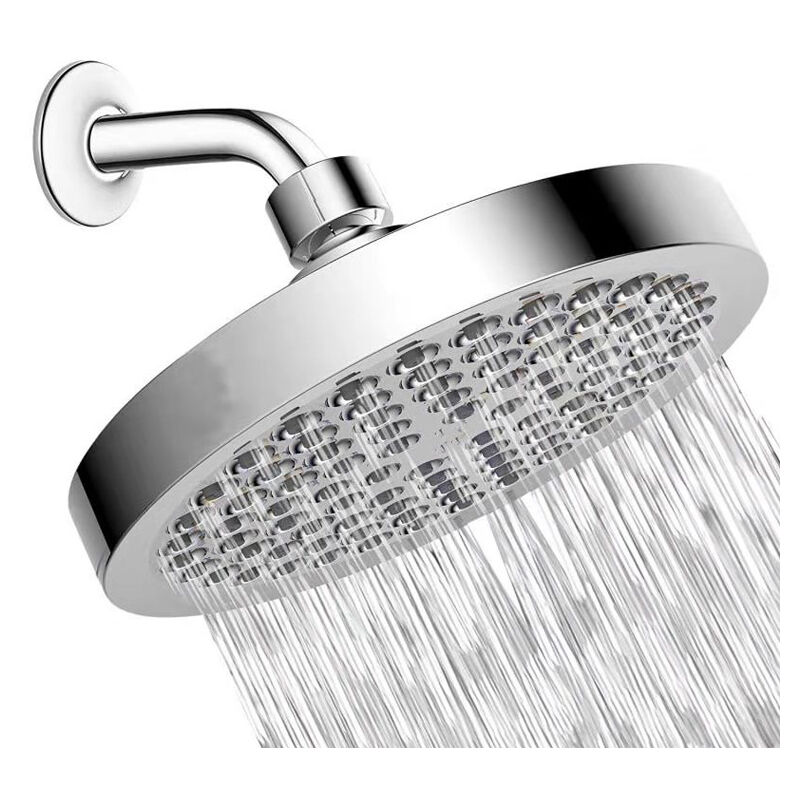 Pommeau de douche rond de 6 pouces, pomme de douche galvanisée, pomme de douche de salle de bain