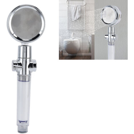 Pommeau de Douche Turbo à Ventilateur [G1/2] Durable Rotation 360° et Économie d'eau
