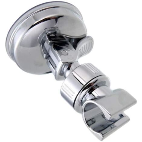 Pommeau de Douche - Universal - Main réglable - Support de douchette - Porte Ventouse - Pleine Placage sur Rail