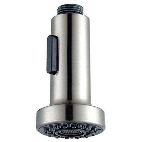 Pommeau de douchette rétractable pour robinet de cuisine, 2 modes, chromé