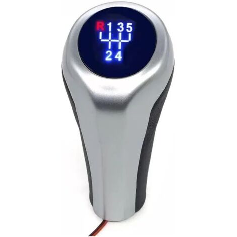 Pommeau de levier de vitesse 5/6 vitesses pour transmission manuelle, compatible avec BMW E46, E90, E91, E92, X1, X3, X5 (5vitesses)
