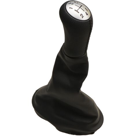 Pommeau de levier de vitesse 5 vitesses avec soufflet noir pour Clio 2 2001-2004 Clio 3 2005-2009 Megane 2 2002-2009 Scenic 2 2003-2006 Kangoo 2009