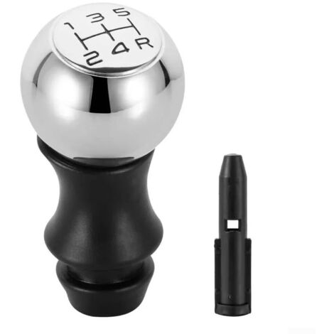 Pommeau de levier de vitesse - 5 vitesses de rechange - Pour 106 206 306 406 107 207 307 407 301 308 2008 3008 pour C2 C3 et C4 (noir)