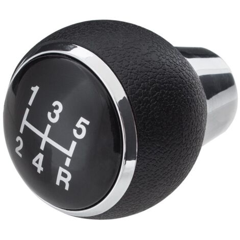 Pommeau de levier de vitesse 5 vitesses noir pour Mitsubishi Lancer VIII 2007