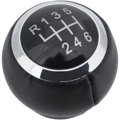 Pommeau de levier de vitesse 6 vitesses pour Toyota Avensis, noir brillant