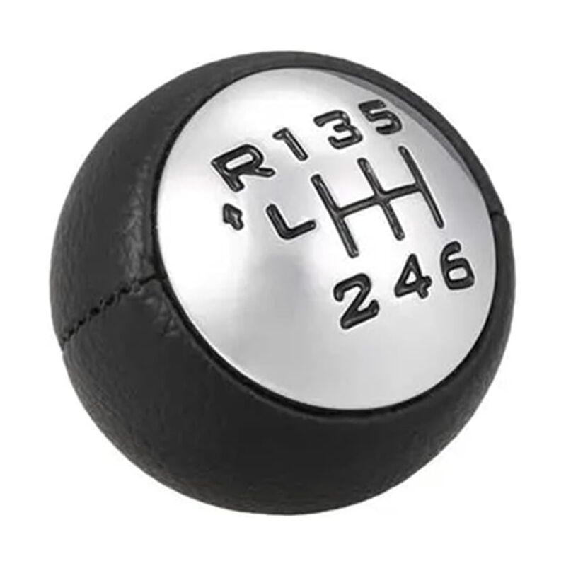 Sunxury - Pommeau de Levier de Vitesse de Voiture 6 Vitesses pour Peugeot 307 308 3008 407 5008 807 pour Partenaire Tepee pour Citroen C3 (A51) C4