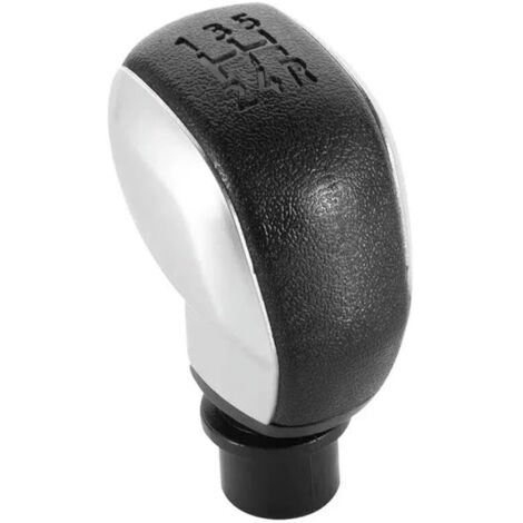 Pommeau de levier de vitesse manuel 5 rapports pour Peugeot 208/301/2008/308 et Citroën C2/C3/C4/C-Elysee - Remplacement direct, installation facile, finition premium