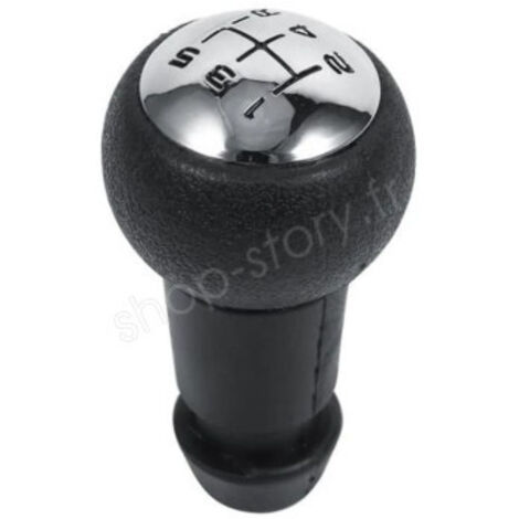 Pommeau de levier de vitesse manuel 5 vitesses – Compatible CITROËN C2, C3, C4, Berlingo, PEUGEOT 206, 308, 5008 – PVC non toxique – Shop-Story