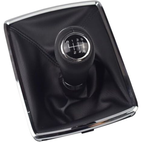Pommeau de levier de vitesse manuel automatique 6 vitesses pour Mercedes Benz W204 W207 A207 W212 C204 C63 C300 C250 2008-2014 (R6 vitesses - 14,5 mm)