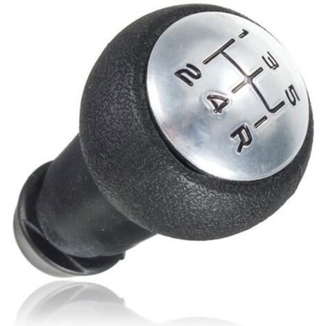 Pommeau de Levier de Vitesse - NEUFU - PEUGEOT 106 206 306 406 107 207 307 407 - ABS - Noir - 9cm