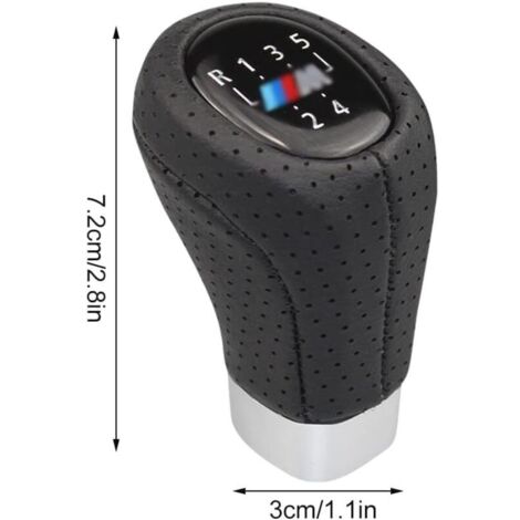 Pommeau de levier de vitesse pour B-M-W E34 E36 E38 E39 E46 E53 E60 E61 E63 E64 E83 E90 E91 E92 E93 (5 vitesses)