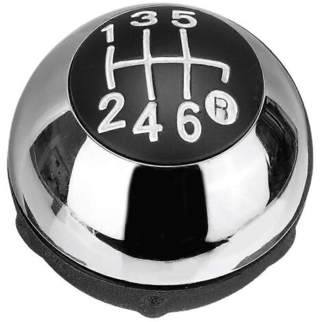Pommeau de levier de vitesse pour boîte de vitesses manuelle à 6 rapports pour les modèles Mercedes-Benz 500 de 2012 à 2018, référence 55344048, argent brillant.