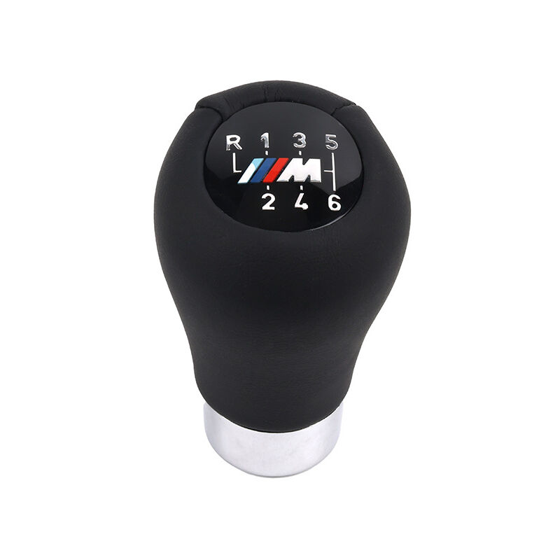 Pommeau de levier de vitesse sport en cuir 6 vitesses Série 3 E46 Série 5 E60 E61 lci Série 6 E63 E64 lci X3 F25 X4 F26