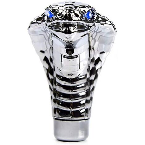 Pommeau de levier de vitesse universel en forme de serpent avec éclairage LED.
