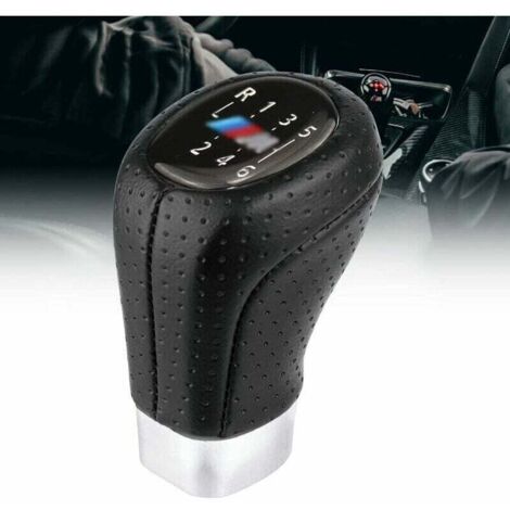 Pommeau de levier de vitesses 6 vitesses pour BMW E34, E36, E38, E39, E46, E53, E60, E61, E63, E64, E83, E90, E91, E92 et E93.