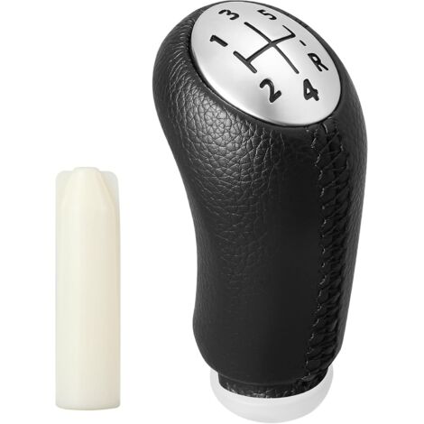 Pommeau de levier de vitesses manuel 5 vitesses – Compatible Renault Clio II, Mégane II, Dacia Sandero, Scénic II, Kangoo – Installation facile