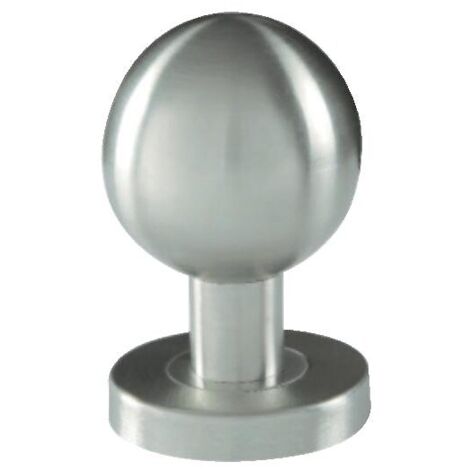 Pommeau de porte inox boule 55 mm