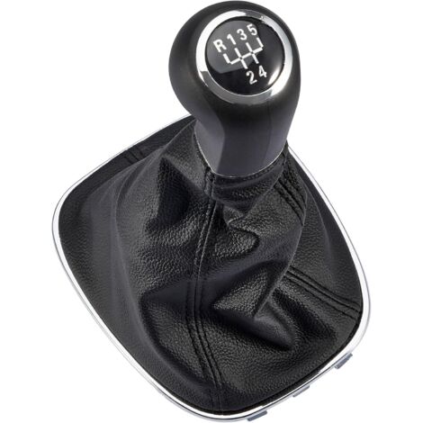 Pommeau de Vitesse, Levier de Vitesse Manuelle, Pommeau Levier 5 Vitesse Compatible avec Corsa D 2006-2014, Poignée de Vitesse de Voiture 009140093 19276456