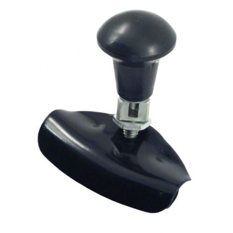 Pommeau de volant à boule, cassé, noir