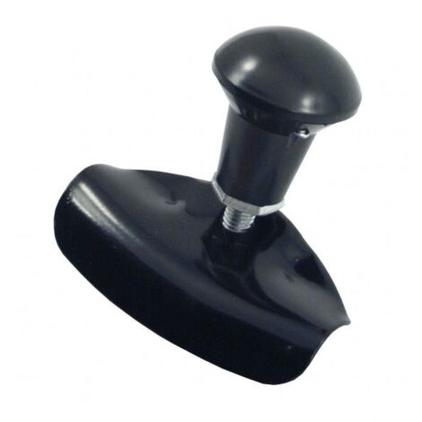 Pommeau de volant sphérique, droit, noir