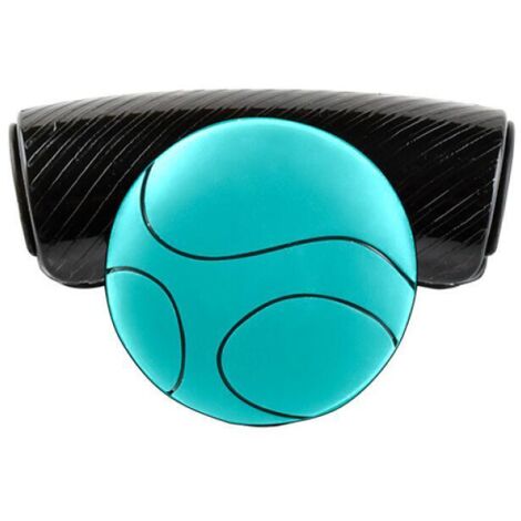 Pommeau de volant universel en silicone (bleu), rotation à 360°, compatible avec toutes les voitures, camions, semi-remorques et bateaux.