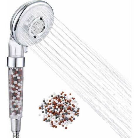 Pommeau Douche, Douche Anti Calcaire Filtrante avec 7 Modes de Sortie d'eau